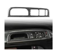 QFJFBGGH Interiores para VW para Passat B5 2001-2005 Panel Control Elevación Ventana Cubierta Embellecedora Pegatina Decoración Interior Coche Decoración Salida Aire(Black LHD1)