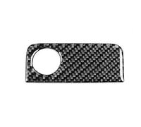 QFJFBGGH Interiores Pegatinas Cubierta Embellecedora Guantera Coche Fibra Carbono Real para Mercedes para Benz para W164 2005-2011 Clase M Decoración Salida Aire(Black RHD)