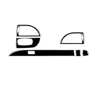 QFJFBGGH Interiores Salida De Aire Copiloto Panel De Tablero Tira Decorativa Pegatina Cubierta para Serie 6 para E63 E64 para M6 2004-2010 Decoración Salida Aire(LHD)