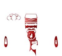 QFJFBGGH Interiores Velocímetro Cambio Marchas Juego Manija Puerta Elevación Ventana Pegatina Interior Coche para Nissan para 370Z para Z34 2009-UP Decoración Salida Aire(39)