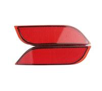 QFJFBGGH Luces de giro Reflector De Parachoques Trasero Luz De Freno Luz De Freno Para Subaru Para Impreza XV Para Crosstrek (2007+) intermitente(Red Lens)