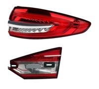 QFJFBGGH Luces Traseras Lámpara De Freno De Señal De Coche Luz De Advertencia De Parachoques Luz Trasera LED Para Fusion Para Marruecos 2017-2020 Luces Traseras para Remolques(Right-2PC)