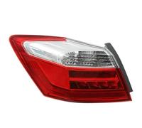 QFJFBGGH Luces Traseras Lámpara Trasera Izquierda/derecha Para Accord Sedan EX-L 2013 2014 2015 Luz Trasera De Freno Con Luces Traseras para Remolques(Outside-left)