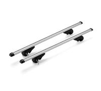 QFJFBGGH Portaequipajes Barras Barras Transversales para Nissan para Patrol 2022-2023 Portaequipajes Barra Equipaje Rieles Plateados Auto Portaequipajes Barras