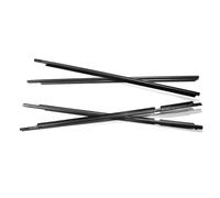 QFJFBGGH Sello Ventana Coche 4 burletes de Goma para Ventana Exterior de Coche para Toyota para Land para Cruiser para Prado Serie 120 2003-2009