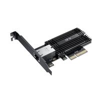 QFly Tarjeta de red PCI-e de 10 GB, adaptador PCIe a 10 Gigabit Ethernet, controlador Marvell AQtion AQC113C, tarjeta NIC de puerto RJ45 Base-T de 10 G, compatible con Windows 10/11/Server