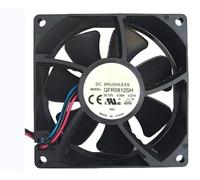 QFR0812SH 12V 0.50A 6W 4300RPM 54.6CFM 40DBA Cooling Fan 80X80X25MM 3-Wire