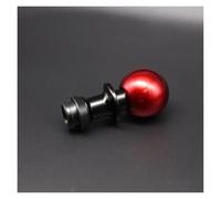 QGBKLZNZHP Cabezal Palanca Cambio Marchas Coche Para BMW E46 E90 E60 E92 Perilla De Cambio De Marchas De Fibra De Carbono CNC Con Cabezal Esférico Accesorios(Red)