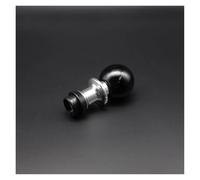 QGBKLZNZHP Cabezal Palanca Cambio Marchas Coche Para BMW E46 E90 E60 E92 Perilla De Cambio De Marchas De Fibra De Carbono CNC Con Cabezal Esférico Accesorios(Black)