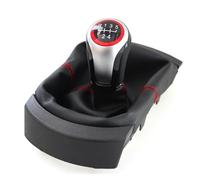 QGBKLZNZHP Cabezal Palanca Cambio Marchas Coche Para SEAT Para Ibiza 2002 2003 2004 2005 2006 2007 2008 2009 2010 MT Perilla De Cambio De 5 Velocidades Con Funda Protectora Accesorios
