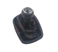 QGBKLZNZHP Cabezal Palanca Cambio Marchas Coche Para VW Para Golf 3 MK3 Para Vento 1992-1998 Selector Marchas Perilla Cambio Marchas Palanca Cambios Cubierta Palanca Cambios Accesorios(6 speed)