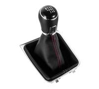 QGBKLZNZHP Cabezal Palanca Cambio Marchas Coche Para VW Para Golf 7 MK7 2013-2018 Cubierta Guardapolvo Palanca Manual 5 6 Velocidades Pieza Perilla Cambio Marchas Accesorios(6 Speed)