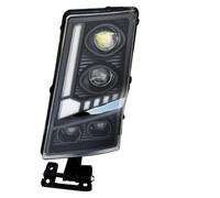 QGBKLZNZHP Conjunto de faro delantero Para Volvo FH12 FM12 FM380 EURO TRUCK 1 Uds 24V Proyector Led Faro Con Cuatro Lentes LED Faros completo con LED DRL(Left 1pcs Rectangle)