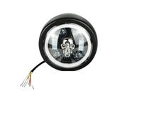 QGBKLZNZHP Conjunto De Faros De Motocicleta Faros Delanteros Universales Para Motocicleta LED Redondos Piezas De Repuesto Superbrillantes Focos Luz Todoterreno Motocicleta Faros Delanteros