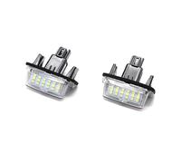 QGBKLZNZHP Iluminación De Matrícula Para Toyota Para Camry Para Avalon Auris E18 Para Vios EZ Noah City 2x Lámpara De Luz Matrícula Sin Error SMD LED 12V 6500k Blanco