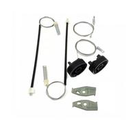 QGBKLZNZHP regulador Ventana Lateral para Peugeot 206 CC 2000-2008 Kit Reparación del Elevalunas Trasero Izquierdo Y Derecho Cabrio Elevalunas