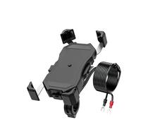 QGBKLZNZHP Soporte Móvil Bicicleta Soporte para Teléfono Motocicleta Cargador USB Rápido Carga Inalámbrica Rápida para Espejo para Manillar Celular(M11B USB Charger)