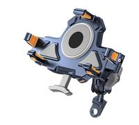 QGBKLZNZHP Soporte Móvil Bicicleta Soporte Universal para Teléfono De Motocicleta Aleación con Amortiguación 360° para Navegación Y Antivibración(UBA-Z)