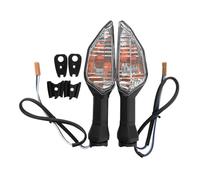 QGBUSQ Intermitentes Moto Luz Intermitente Trasero Motocicleta Para Kawasaki Para Z1000SX Para NINJA 250 300 400 650 1000 Para ZX-6R Para ZX-10R(1 Pairs Clear)