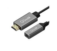 QGeeM HDMI to Mini DP Adapter 4K@30Hz UHD Plug & Play for PC Laptop