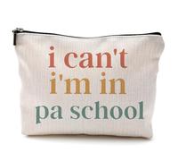 QGFM Bolsa de maquillaje para terapia del habla para mujeres, regalos de terapeuta del habla para mujeres, regalos SLP, regalos para patólogos del habla, terapia del habla, bolsa de cosméticos de