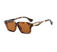 QGGNMGT Gafas de sol clásicas con remaches para mujer y hombre, gafas de sol vintage estilo punk, populares para conducir al aire libre, de lujo (5206-C4)