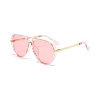 QGGNMGT Gafas de sol de tendencia color caramelo UV400 (rosa)
