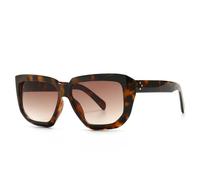QGGNMGT Gafas de sol modernas de estilo urbano con encanto retro (café)