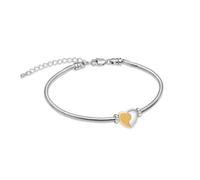 QGJNSGC Pulsera de cremación con forma de corazón para cenizas para mujeres y hombres, pulsera de serpiente, regalo, Große, Acero inoxidable, No es una piedra preciosa