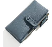 QGKWJP Carteras Largas para Mujer Monederos con Tarjetero Tríptico de Cuero Suave de PU Monederos para Mujer Monederos estándar para Mujer (Color: C, Tamaño: 19 * 10 * 3 cm)