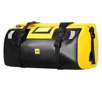 QGMKMVZZBK Bolsa de Alforja Bolsa para Sillín De Motocicleta Universal Impermeable Viajes Equipaje Seco Al Aire Libre Rollo Almacenamiento para Colocar El Asiento(Amarillo,40L)