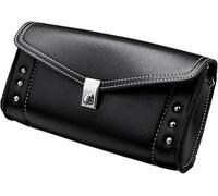 QGMKMVZZBK Bolsa de Alforja para Road para King para Glide para Softail para Touring Herramienta De Almacenamiento Viaje Parabrisas Motocicleta Bolsa Parabrisas Universal