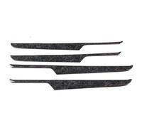 QGMKMVZZBK para MACAN 2014-2024 Embellecedor Fibra Carbono para Manija Puerta Interior De Decorativo 95B.1/95B.2/95B.3 Manijas Interiores para Coche(Forged Carbon)