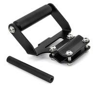 QGMKMVZZBK Soporte De Navegación para África para Twin para CRF1000L 2018 2019 para CRF 1000 L Soporte Teléfono Móvil Placa De Navegación GPS Motocicleta(Black 12mm+22mm)