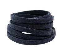 Qgsaghty Cordones planos encerados de 70cm a 160cm para hombres y mujeres, Azul, 150cm