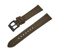 Qgsaghty Correa de nailon para reloj, correas de nailon de 18mm, 20mm y 22mm, correas de liberación rápida, pulsera de tela de lona, Marrón-negro, 22mm