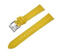 Qgsaghty Correa de nailon para reloj, correas de nailon de 18mm, 20mm y 22mm, correas de liberación rápida, pulsera de tela de lona, Amarillo-plata, 18mm