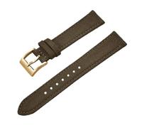 Qgsaghty Correa de nailon para reloj, correas de nailon de 18mm, 20mm y 22mm, correas de liberación rápida, pulsera de tela de lona, Marrón-oro, 20mm