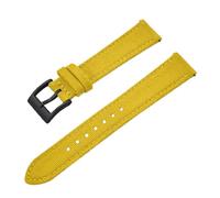 Qgsaghty Correa de nailon para reloj, correas de nailon de 18mm, 20mm y 22mm, correas de liberación rápida, pulsera de tela de lona, Amarillo-negro, 18mm