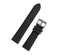 Qgsaghty Correa de reloj de nailon, 18mm, 20mm, 24mm, correa de reloj de lona de liberación rápida para mujeres y hombres, accesorios de pulsera, Negro Negro, 18mm