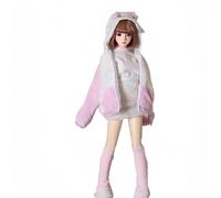 QGYDYH - Ropa de muñeca Bjd hecha a mano, ropa de moda y bonita, adecuada para muñecas BJD SD de 1/3 1/4 18 pulgadas, la mejor opción para un regalo (J, 1/4)