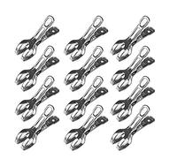 QH-Shop - Clips de Toalla de Playa, Pinzas para Toalla de Playa de Acero Inoxidable para Toalla de Playa, Ropa nórdica, Toalla de baño, 12 Unidades, 8,5 cm