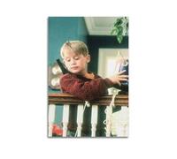 QHEUEKTSO Home Alone - Manta de película personalizada para decoración de pared, sala de estar, dormitorio familiar, 50 x 75 cm, estilo sin marco