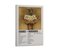 QHEUEKTSO Imagine Dragons Smoke + Mirrors - Lienzo decorativo para pared de sala de estar, dormitorio familiar, 50 x 75 cm, estilo marco
