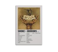 QHEUEKTSO Imagine Dragons Smoke + Mirrors - Lienzo decorativo para pared de sala de estar, dormitorio familiar, 40 x 60 cm, estilo sin marco