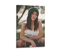 QHEUEKTSO Póster de Jenna Ortega en lienzo, póster de música, álbumes y películas, decoración, obras de arte, regalos, estética, 20 x 30 cm, estilo marco