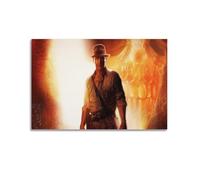 QHEUEKTSO Póster de la película Indiana Movie Jones para decoración de pared, sala de estar, dormitorio familiar, 50 x 75 cm, estilo sin marco