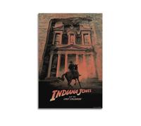 QHEUEKTSO Póster de la película Indiana Movie Jones para decoración de pared, sala de estar, dormitorio familiar, 20 x 30 cm, estilo sin marco