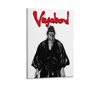 QHEUEKTSO Póster de la película Kenshin Le Vagabond en lienzo, decoración de pared, sala de estar, dormitorio familiar, 30 x 45 cm, estilo marco