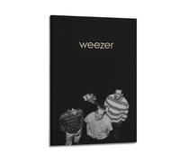 QHEUEKTSO Weezer Pinkerton - Lienzo decorativo para pared, sala de estar, dormitorio familiar, 50 x 75 cm, estilo marco